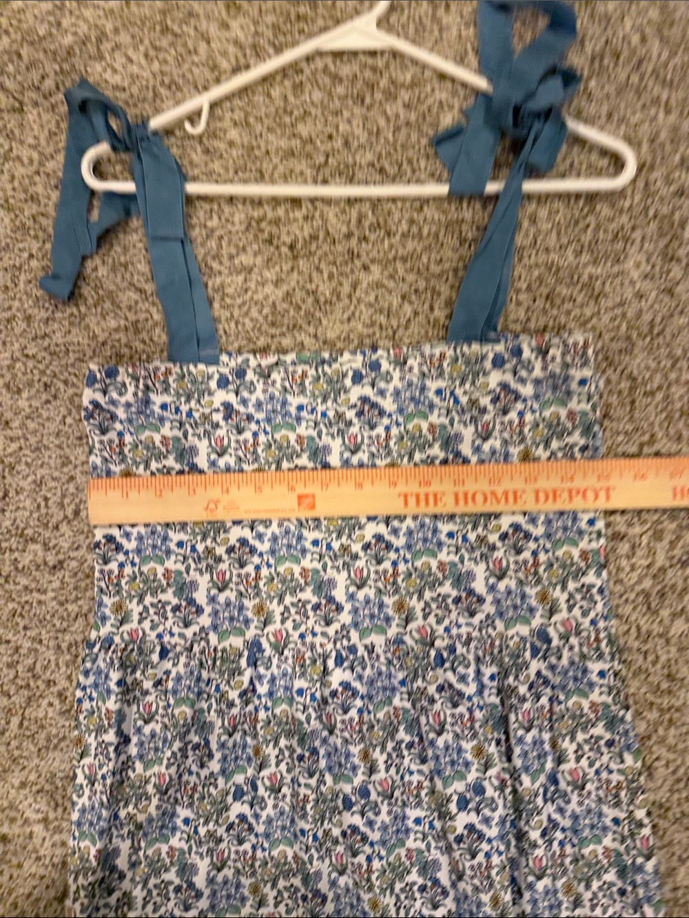 Smith & Quinn Floral Dress with Blue and Green Print - Picture 5 of 6